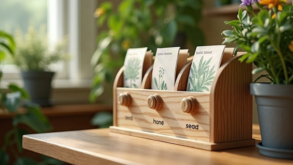 Custom Seed Packet Dispensers for Community Garden Libraries